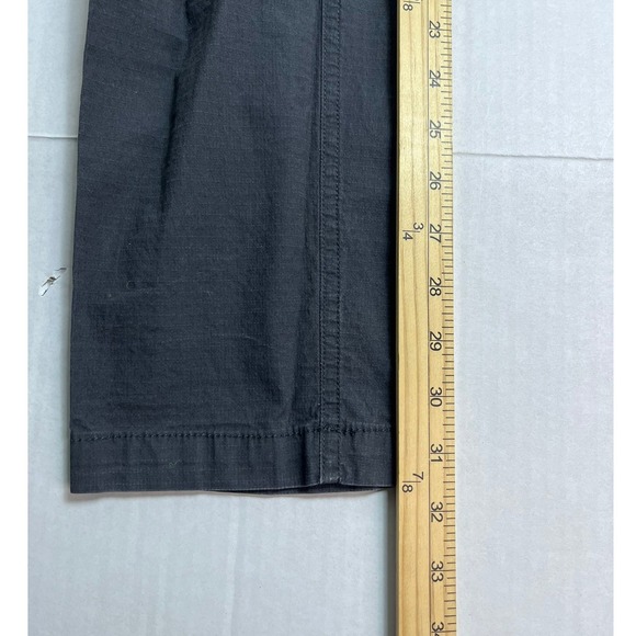 Vuori Ripstop Pants Men LG Charcoal Ripstop Climber Drawstring Zip Pocket V412 - Picture 4 of 5